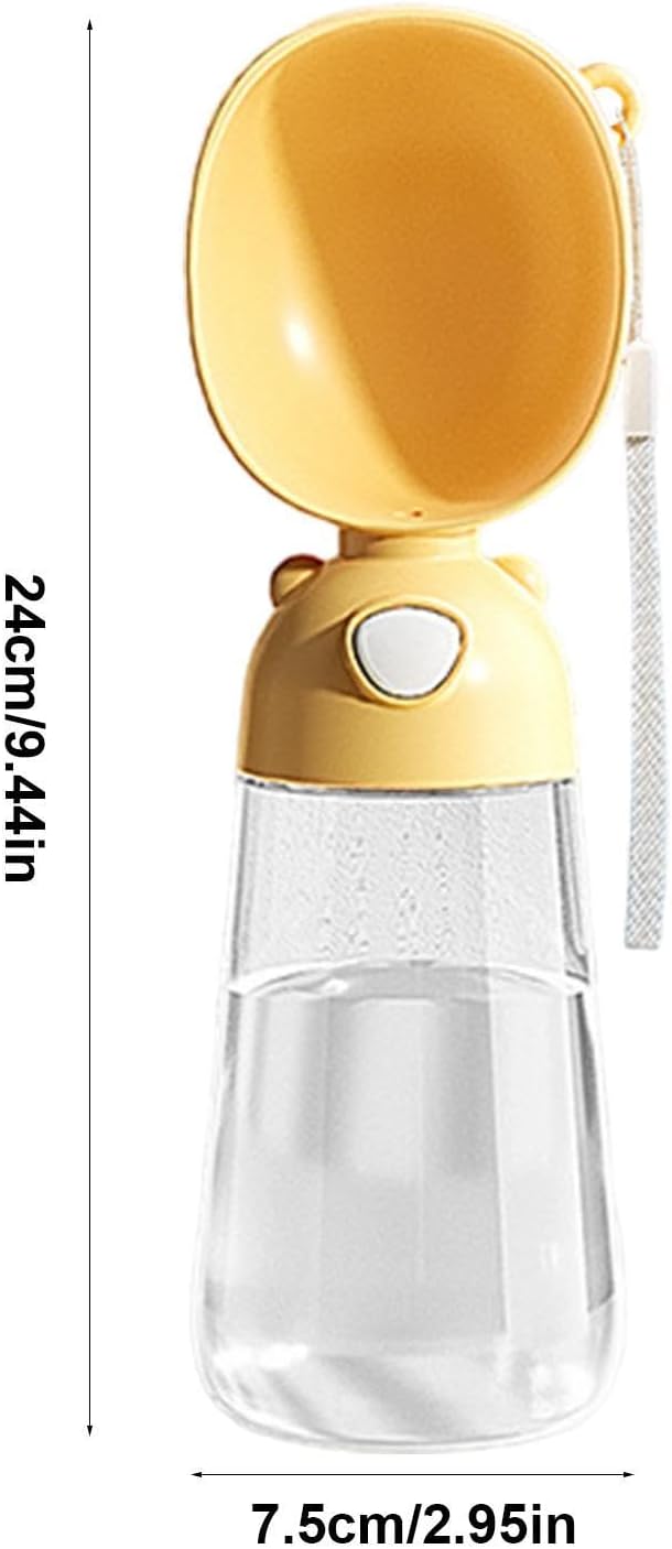 Dog Water Bottle, Leakproof Pet Drinking Bottle, Puppy Watering Dispenser for Walking Camping Outing Personal Pet Supplies Pets Protective Guard 500ml Capacity Professional Grade Authentic Model