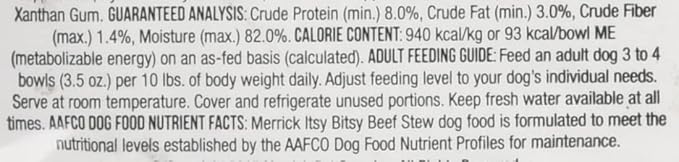 Merrick Lil's Plates 3.5-Oz Grain Free Wet Food for Small Breed Dogs12 Cans - Itsy Bitsy Beef Stew