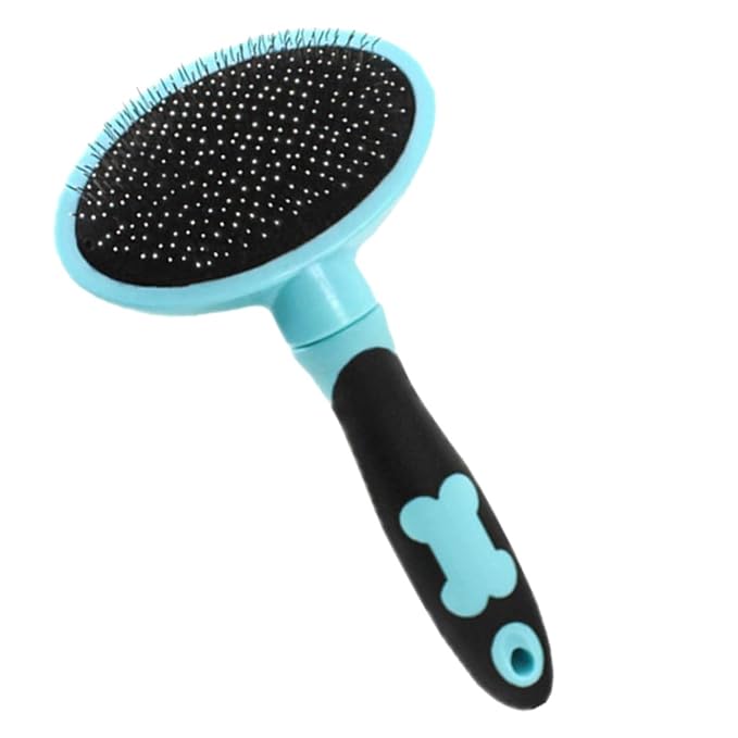 Totority PET Grooming Brush for Dogs and Cats Adjustable PET Massage Comb Effective Shedding Tool for Long and Short Hair for Easy Fur Removal