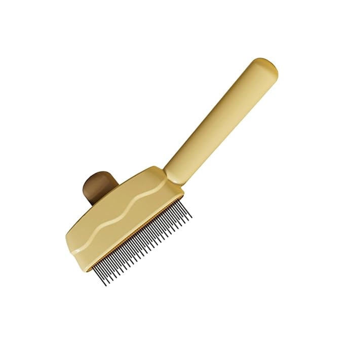 Cat Deshedding Brush with Massage Function ABS Cat Grooming Tool for Shedding Control and Coat Care
