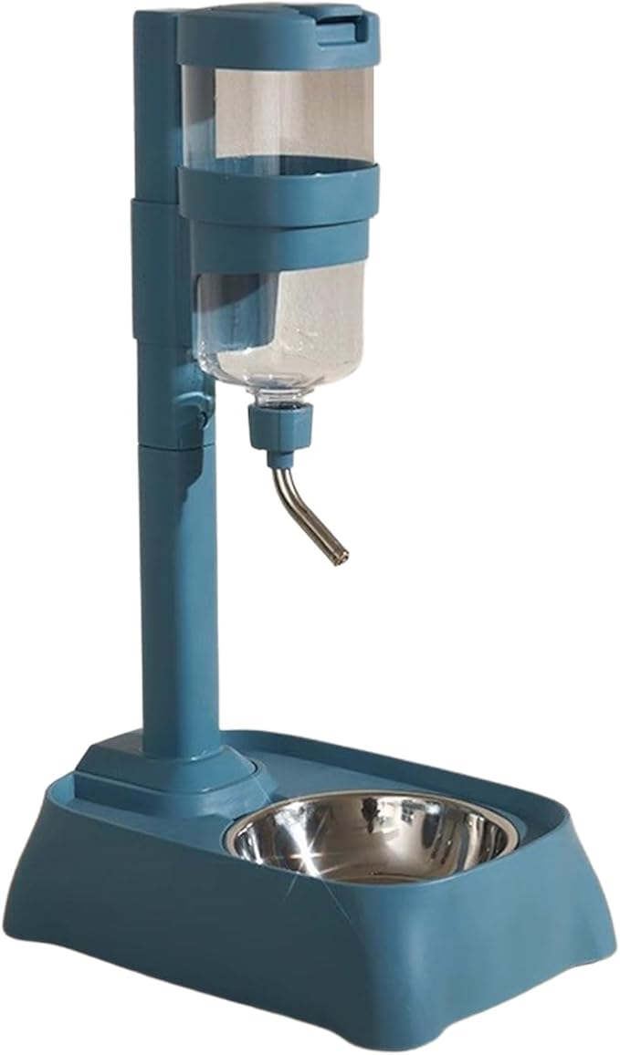 Pet Water and Food Dispenser Raised Height Adjustable for Home Use Feeding Supplies Portable Water Dispenser