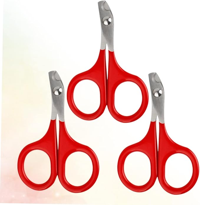 6pcs Sturdy Stainless Steel Dog Nail Clippers for Dogs Grinds Cuts Cat Grooming Tool Pet Nail Bend Cutter Home Salon Use