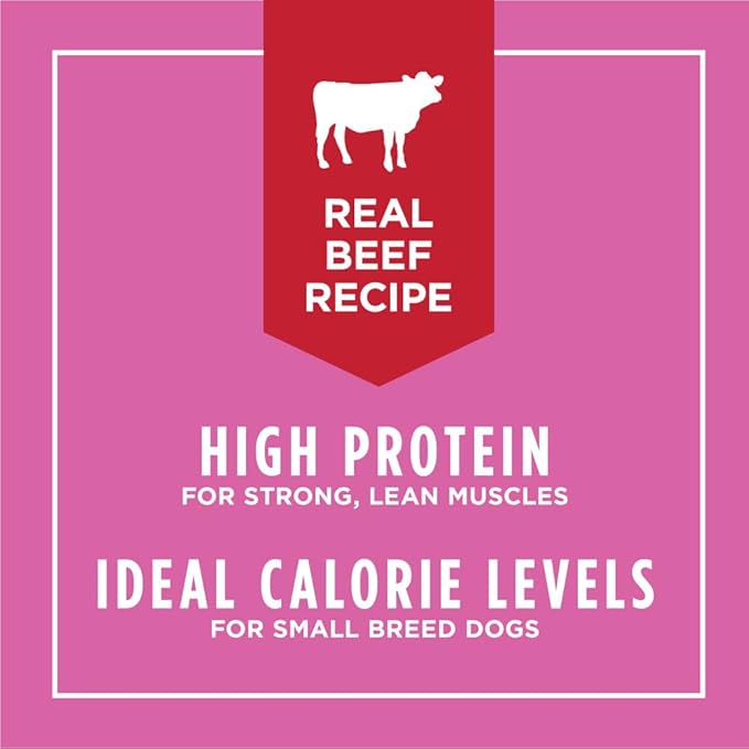 Instinct Original Small Breed, Wet Canned Dog Food, Grain Free Recipe - Real Beef, 5.5 Ounce (Pack of 12)