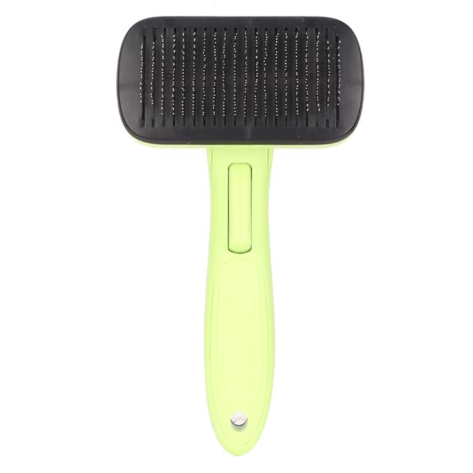 Cat Grooming Comb, Plastic Body, with Ergonomic Handle, One Button Operation for Pet Hair Removal, Suitable for Pet, Dog, Cats
