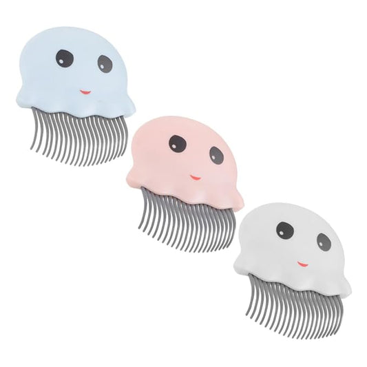 Yardwe 3pcs Portable Pet Cleaning Comb Set Wide Tooth Dog Cat Deshedding Brush for Efficient Knot Tangle Removal Durable Material for Home Cleanliness and Grooming