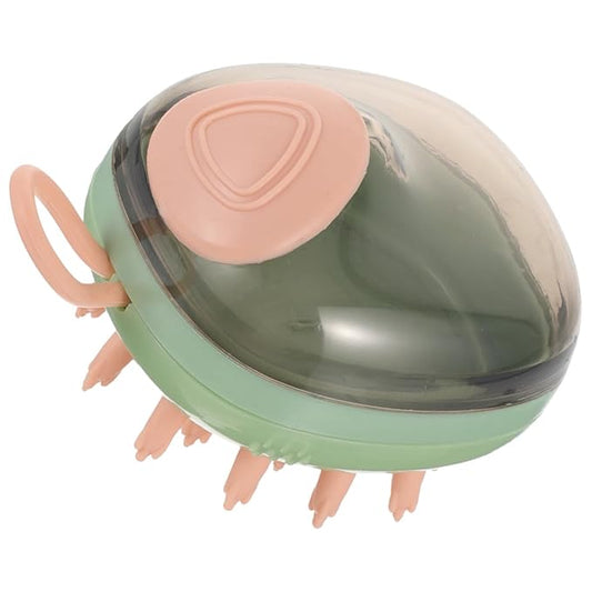 PRETYZOOM Pet Bathing Brush and Dog Massage Scrubber Brush for Cats and Puppies, Light Bristles Grooming Tool for Puppy Bathing Supplies and Pet Massage Bath