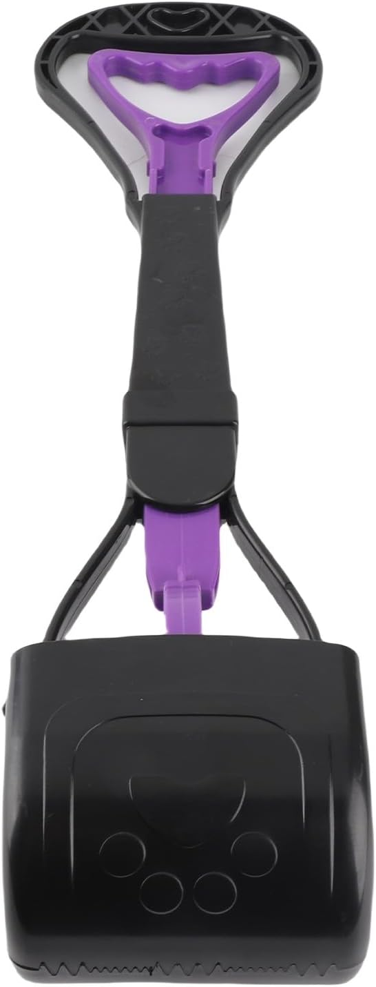 Drfeify Long Handle Dog Poop Scooper Durable Ergonomic Pooper Scooper for Pet Supply Plastic Size 17.72x3.94in