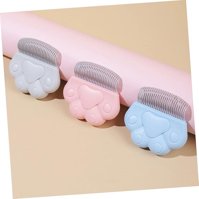 3Pcs Multi Function Grooming Brush for Cats Portable Pet Hair Combs for Easy Shedding De Shedding and Skin Massage for Household Use and Bonding with Pets