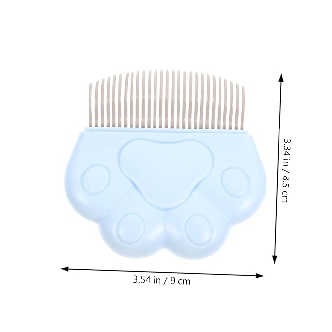 2pcs Cat Grooming Combs Cat Brush for Flea Comb Pet Hair Remover for Dogs