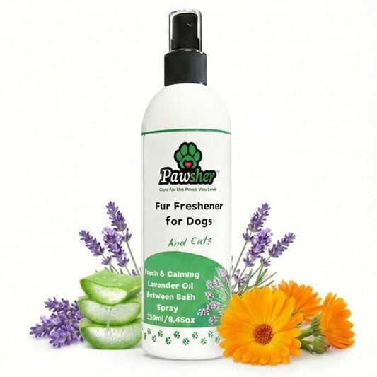 Dog Perfume Spray Long Lasting, Refreshing & Calming Lavender Scent for in Between Baths, Odor Eliminating for Dogs & Cats, Dog Cologne & Deodorizer Perfume, 8.45 oz