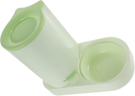 Toyvian Spillproof Cat Drinking Fountain Auto Pet Food Station Dry Feeder Portable Cat Feeding Machine Pet Food Dispenser