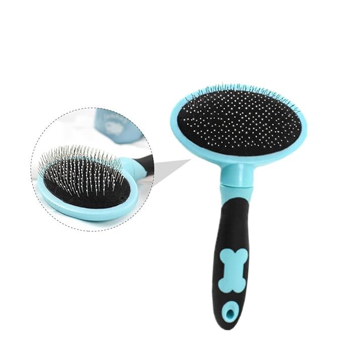 POPETPOP Cat Hairbrush Pet Supplies Comb Brush Cat Grooming Tool Soft Round Tips