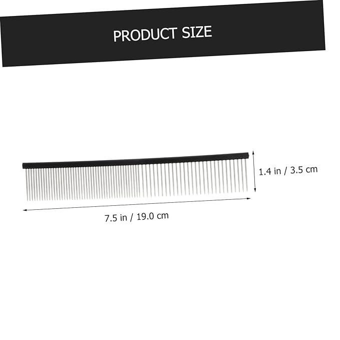 VANZACK Lightweight Pet Comb Cat Hair Grooming Wear-resistant Portable Reusable Kitten Brush Easy Storage