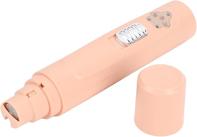 Pssopp Pet Nail Grinder, Claw Care Pet Nail Trimmer Toenail Grooming Supplies for Small Medium Large Cats Dogs Grinder, Electric Rechargeable Puppy Nan
