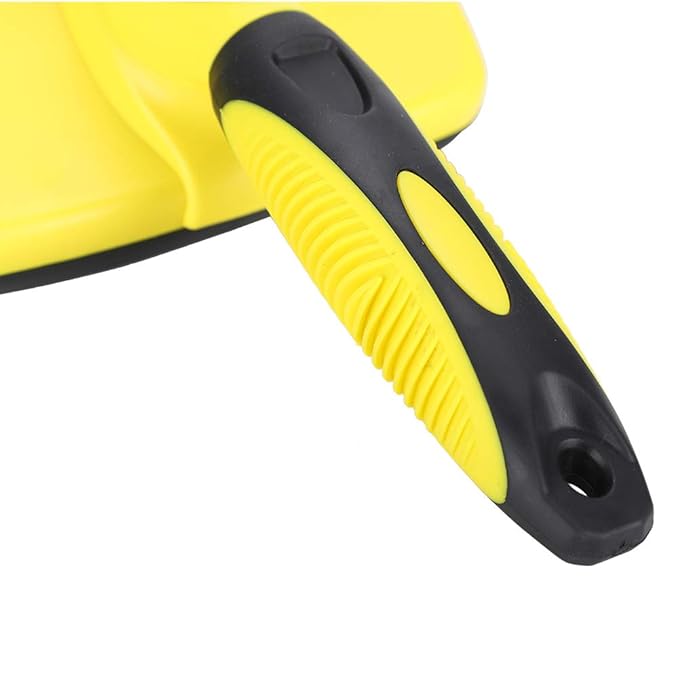 Pet Open Knot Comb for Cats Dogs, Dense Steel Needle Grooming Tool, Scalable Automatic Hair Removing Brush with Ergonomic Handle, Professional Pet Grooming Supplies for Long Haired