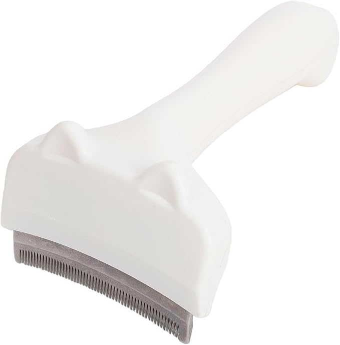 Pssopp Pet Hair Grooming Brush Pet Deshedding Comb, Plastic Hair Grooming Brush Dog Deshedding Tool for Short Medium Cats Horses Rabbits Cat Supplies