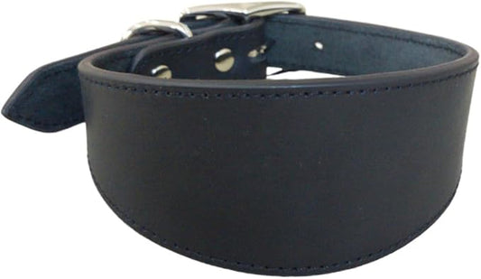 Soft Leathers Dogs Collar, Adjustable Collars, Wide Padded, Leathers Puppy Collars for Outdoor Walking Sighthounds Puppy Pet Supply