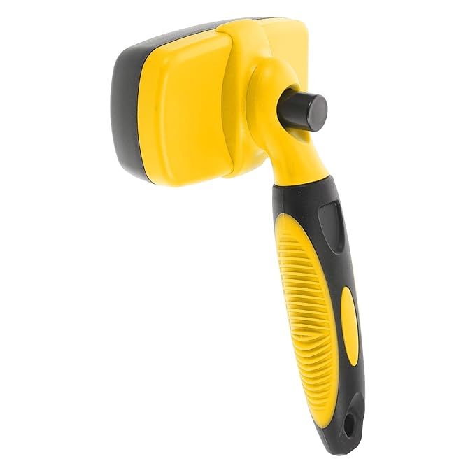 KESYOO Self- Pet Grooming Brush for Cats and Ergonomic Handle Bristles Removes Loose Hair Effortlessly for All Fur Types