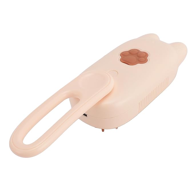 Cat Mist Brush Multifunctional One Click Spray Shedding Bath Brush Pet Steam Brush for Cats Grooming (Beige)