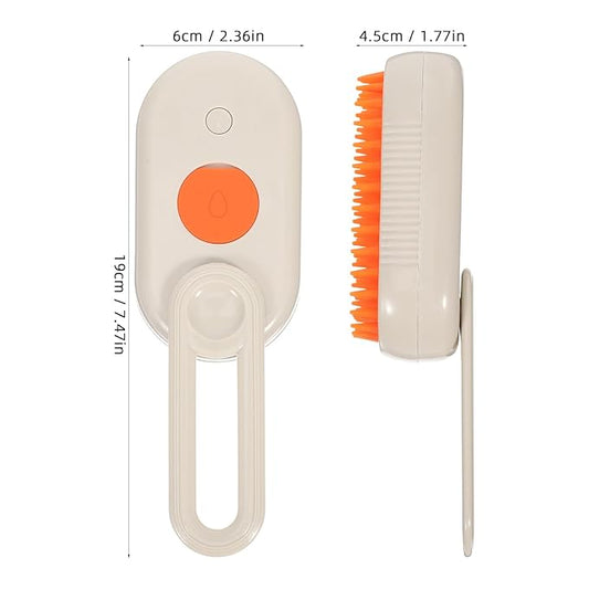 YARNOW Pet Shedding Brush and Cat Grooming Brush with Rotating Design Khaki Color Detachable Hair Removal Comb for Long and Short Haired Dogs and Cats for Pet Grooming