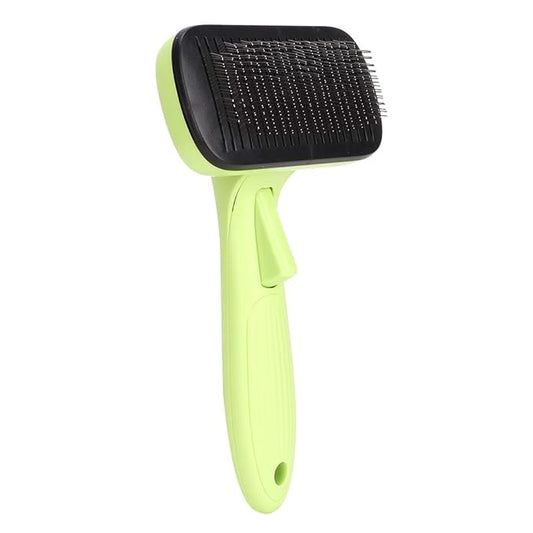 Cat Grooming Comb, Plastic Body, with Ergonomic Handle, One Button Operation for Pet Hair Removal, Suitable for Pet, Dog, Cats
