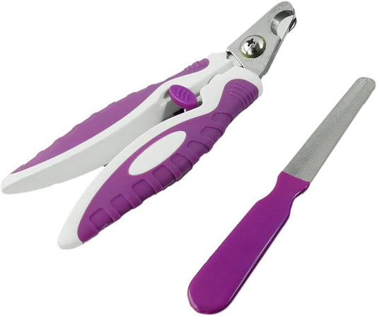 BESTonZON Pet Nail Clipper for Dogs and Cats Grooming Scissors Stainless Steel Nail Cutters Spring Release Handle