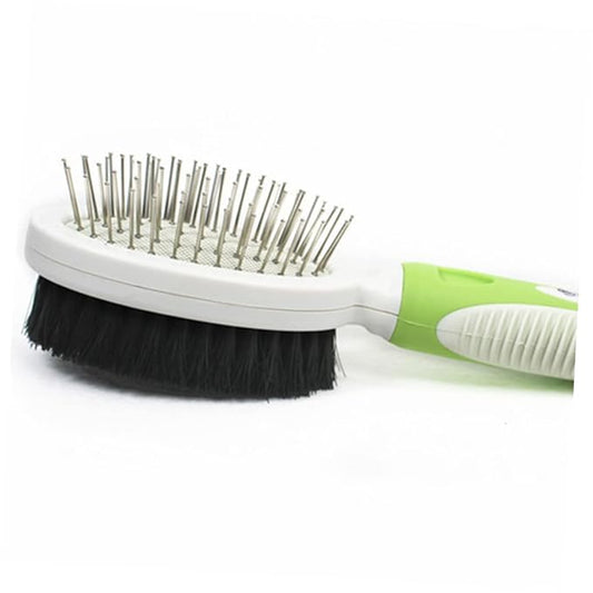 BESPORTBLE Double Sided Pet Comb Dematting Brush for Dogs and Cats Grooming Tool Random Color