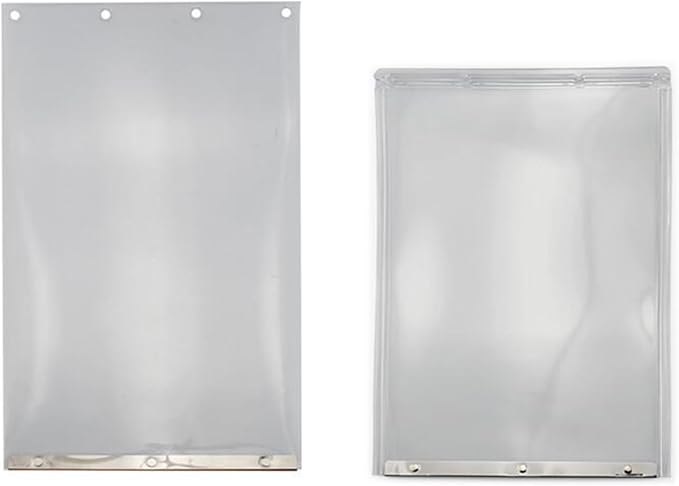 Pet Door Large Replacement Dog Flap Supplies Clear Interior and Exteriors House Replacement Clear