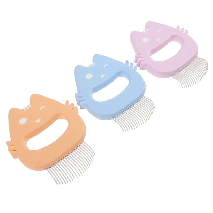 3pcs Comb Pet Hair Brush Wear-resistant Compact Grooming Daily Use Dog Massage Dog Supplies Brush Portable Kitten Multi-function