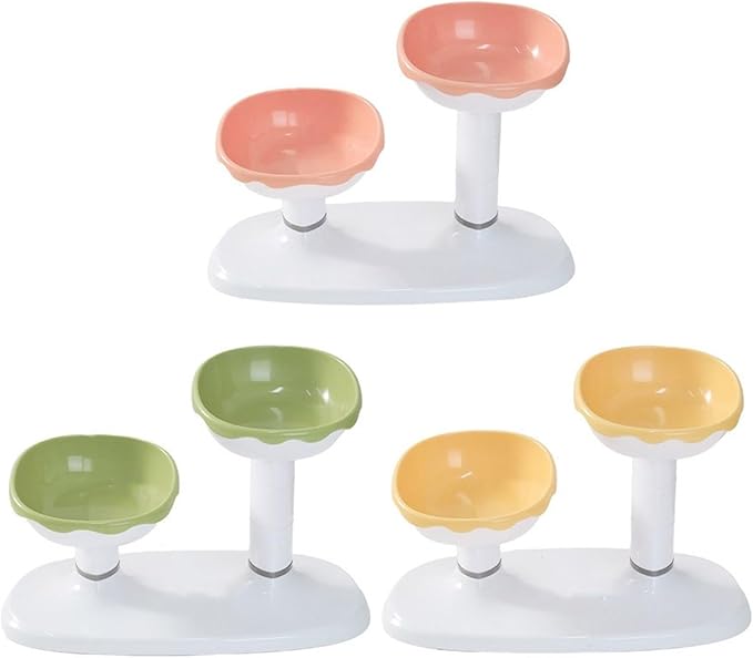 Antiskid Puppy Feeding Food Bowls Set Feeders Lift Table Pet Shops Supply for Modern Homes Pet Bowls for Multiple Dogs