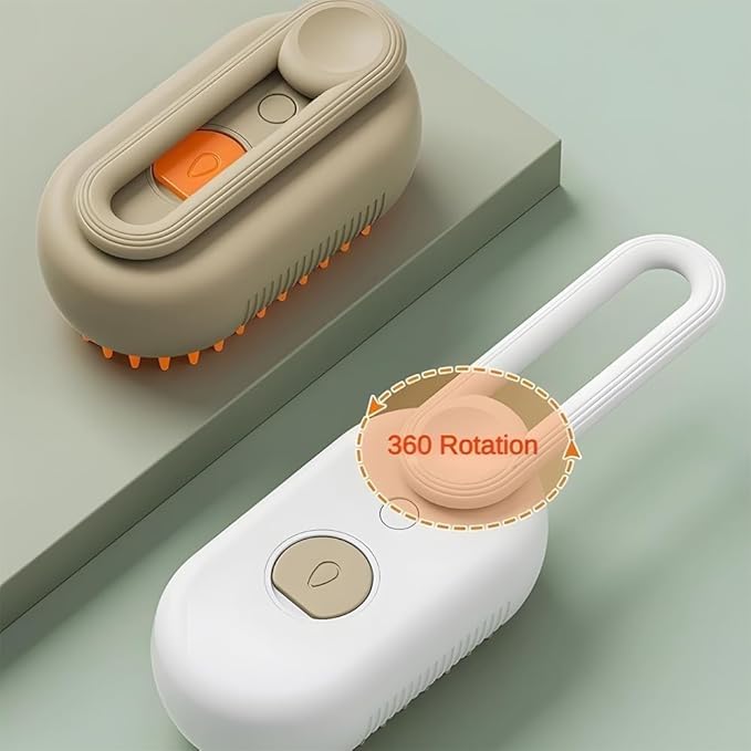 Cat Steam Brush for Massaging and Cleaning Shedding Pets (2PCS)