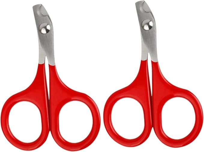 6pcs Sturdy Stainless Steel Dog Nail Clippers for Dogs Grinds Cuts Cat Grooming Tool Pet Nail Bend Cutter Home Salon Use