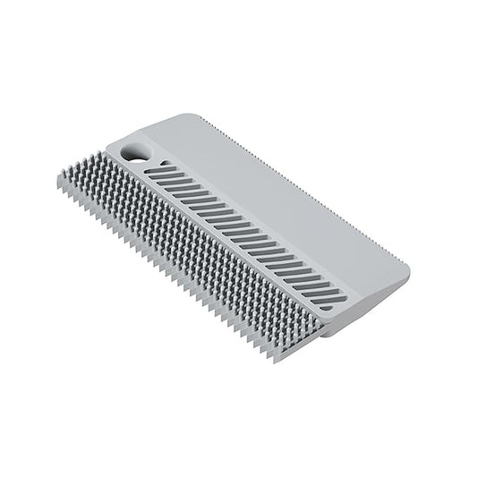 Cat Grooming Brush Silicone Dog Hair Remover Tool Double-Sided Pet Comb for Cat Dog Rabbit (Gray, One Size)