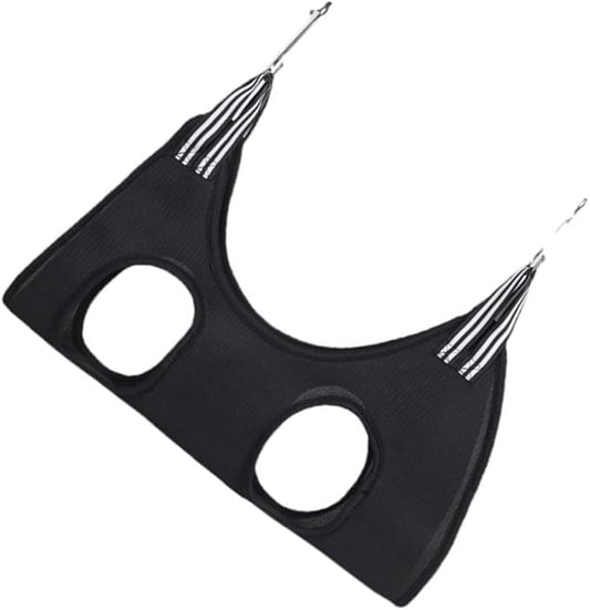 BESPORTBLE 1 Set Pet Nail Trimming Hammock for Dogs Cats Professional Grooming Harness Ergonomic Design Easy to Install Sturdy and Practical for Safe Nail Care Black