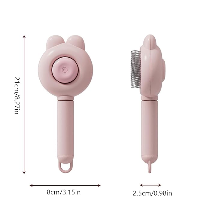 Lovely Shape Pet Comb Deshedding Brush with Easy Function Pet Grooming Accessory Hair Tool Deshedding Brush for Dog Cats