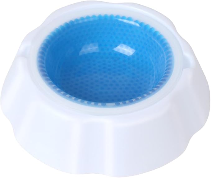 Cool Pup Cooling Pet – Sturdy Functional High-Performance Versatile Bowl Chilling Dog Summer, Lightweight, Supplies Cat Condensation Beads, Ice | Multipurpose Outdoor Indoor Utility