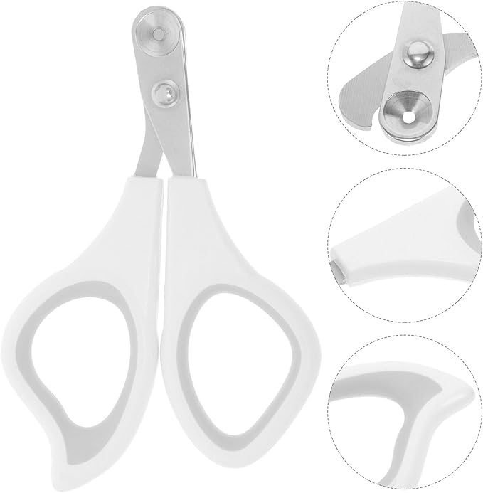 Angoily Professional Pet Nail Clipper for Cats and Dogs Labor-Saving Sharp Trimmer with Safety Guard for Small Breeds for Kitten and Puppy Nail Grooming Stable and Easy to Use
