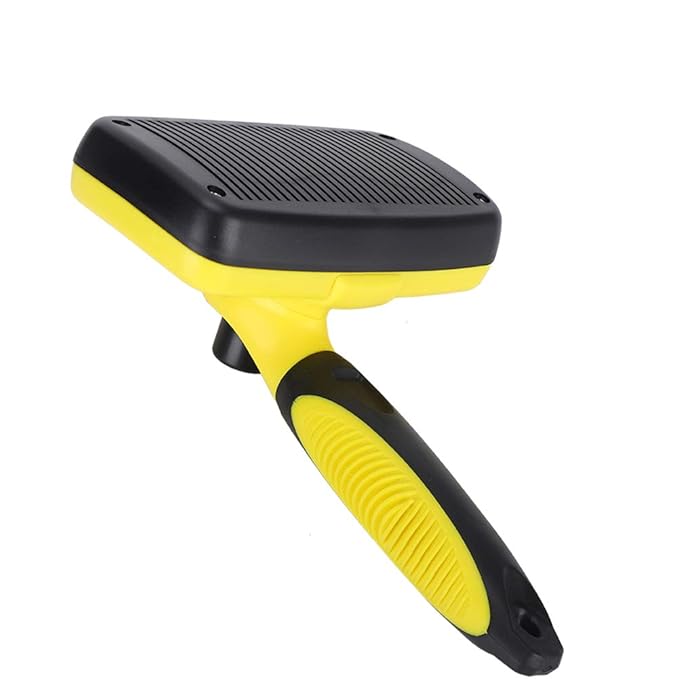 Pet Open Knot Comb, Automatic Hair Removing Grooming Tool for Cats and Dogs, Ergonomic Handle with One - Press Cleaning Button, Dense Steel Teeth for - Free Care