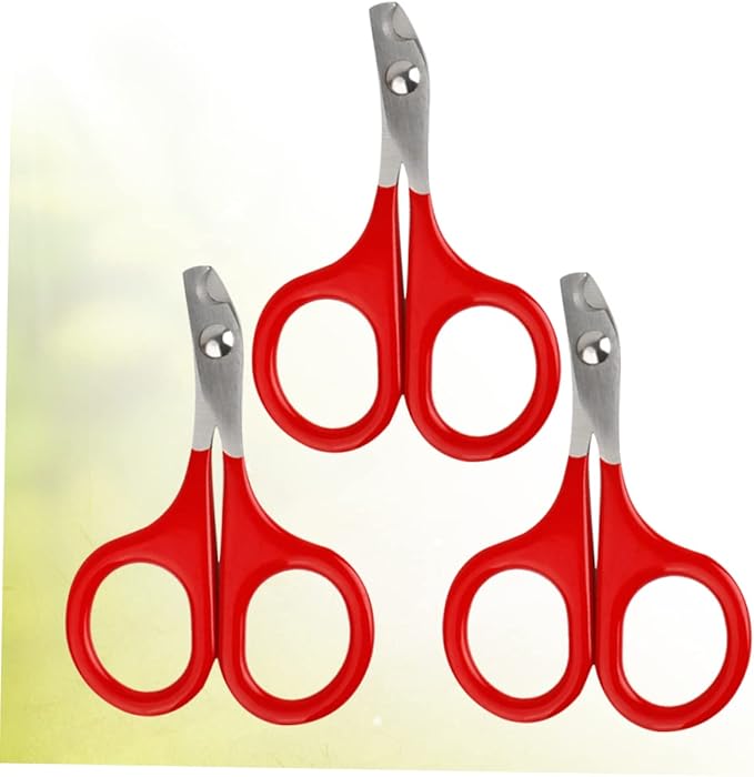 6pcs Sturdy Stainless Steel Dog Nail Clippers for Dogs Grinds Cuts Cat Grooming Tool Pet Nail Bend Cutter Home Salon Use