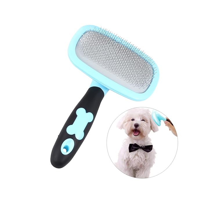 POPETPOP Pet Cleaning Comb Pet Massager Comb Rotatable Dog Cat Grooming Dog Itch Relief Cat Brush for Shedding