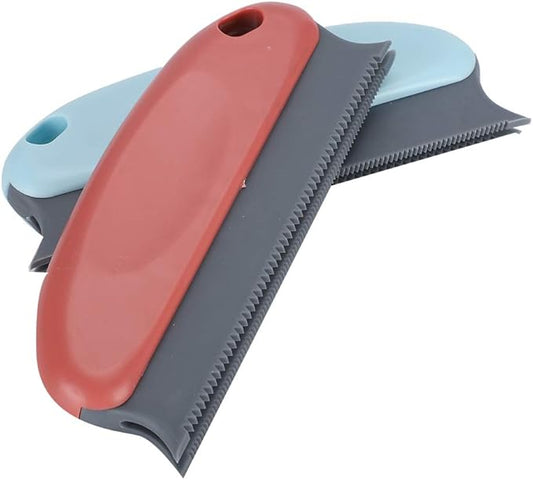 Pet Hair Removal Brush 2PCS, Multifunctional Ergonomic Grooming Tool for Cats and Dogs - Durable ABS and TPR Materials, Easy Cleaning and Portable Design