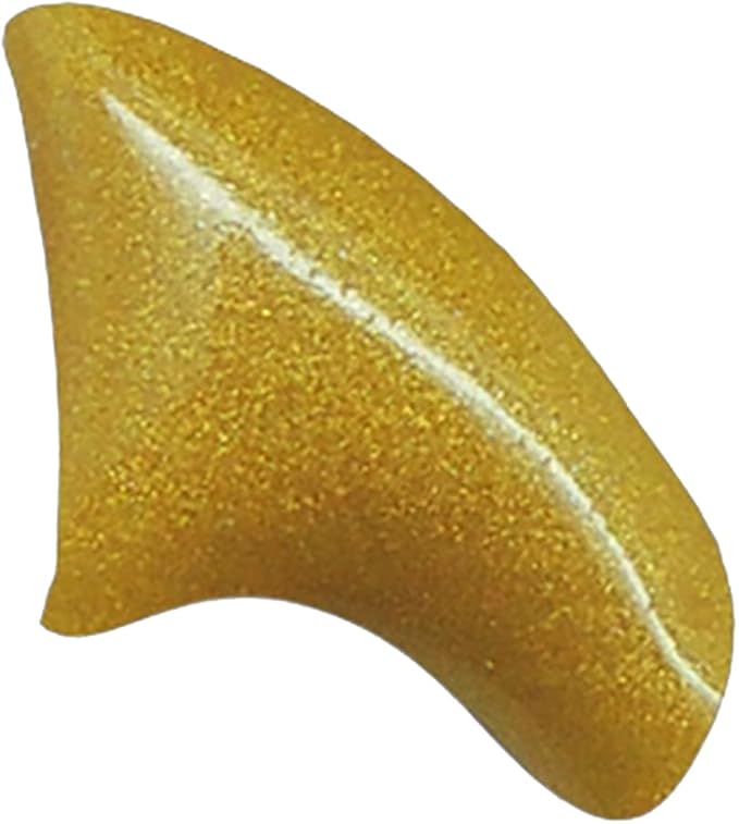 6 Month Supply Soft Nail Caps for Cats Metallic Gold Large - Extra Adhesives