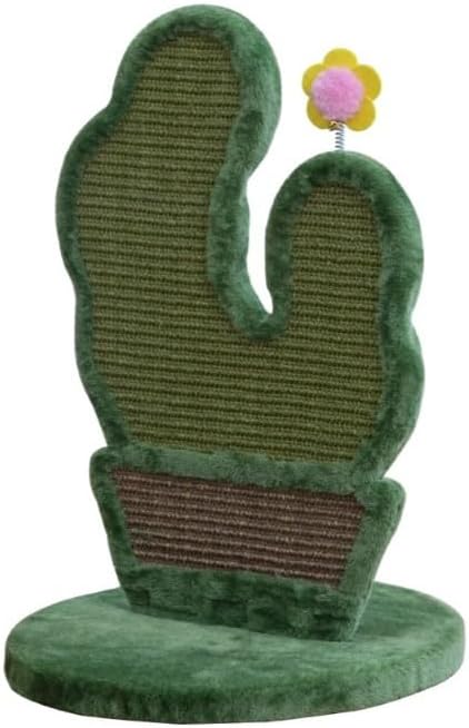 PetPals Mushroom Cat Perch Tree with Replaceable Nature Sisal Scratching Post, Multi-Functional Mushroom Cat Tower with Self Grooming Brush and Spring Toy, for Indoor Kittens, 20“High, Multi-Color