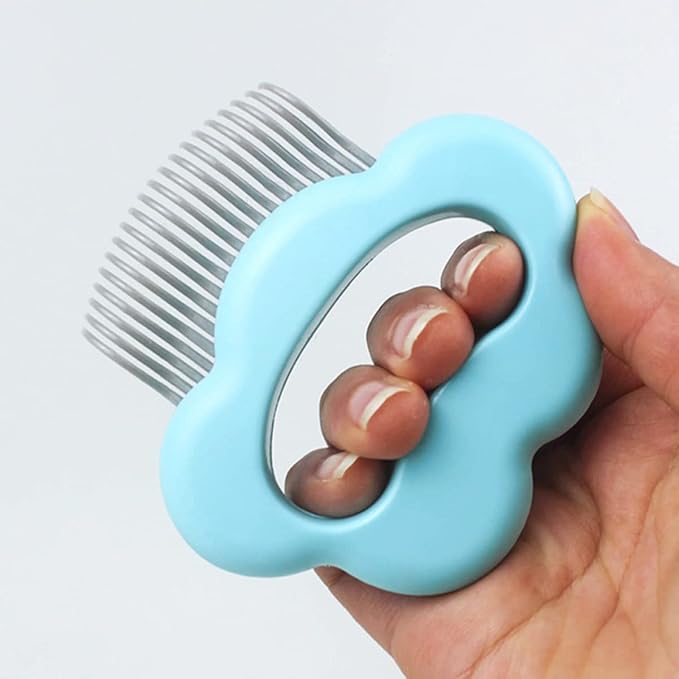 2PCS PET Hair Brush Set Wear-Resistant Dog and Cat Grooming Combs for Daily Use Compact and Portable for Shedding and Detangling Long and Short Fur