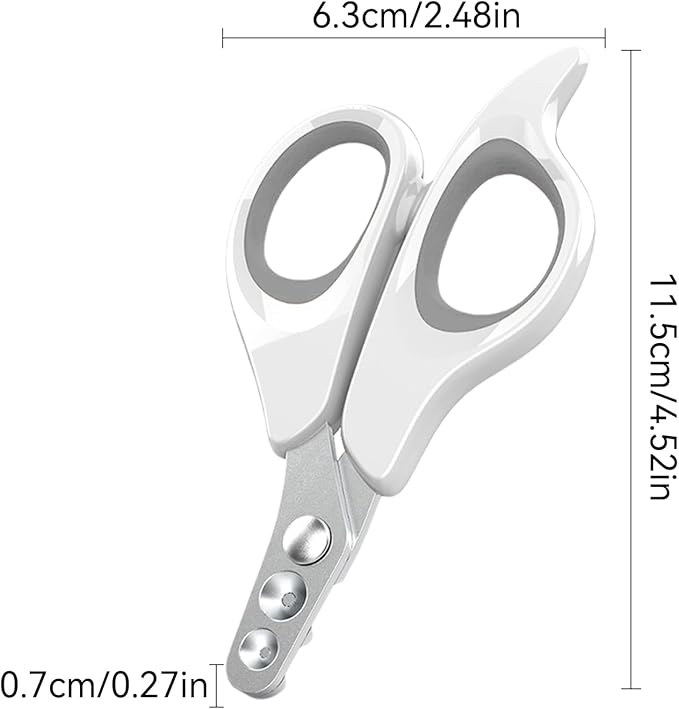 Nail Clippers for Cats, Claw Scissors for Pets | Nail Trimmer for Puppies Splash-Resistant, Home Use Travel Indoor Outdoor Camping Veterinary Grooming Cats and Dogs