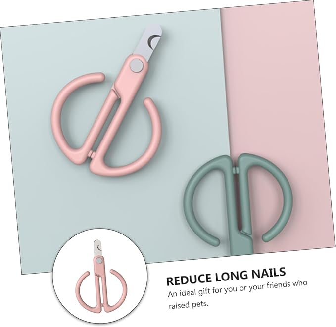 1pc Pet Nail Clipper Dog Cat Scissors Sharp Trimming Tool Ergonomic Design Professional Pet Grooming Supply