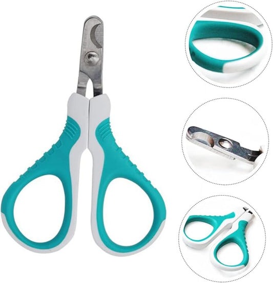 BESPORTBLE Stainless Steel Dog Nail Trimmer and Cat Nail Clipper Ergonomic Design for Safe Smooth Grooming Lightweight Portable Pet Grooming Tool Sky-