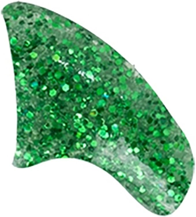 Soft Nail Caps 60 Packs for Cats - Green Glitter Small