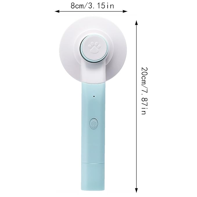 Cat Brush for Shedding,Automatic Rechargeable Massage Comb,Long Hair Dog Brush Massage Comb - for Long Short Hair Undercoat Removal Cleaning Bathing Dematting Indoor Home