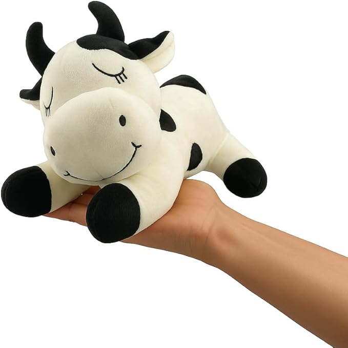NANDOG My BFF Daisy The Cow Plush Dog Toy – Soft Squeaky Pet-Only Toys for Dogs & Cats – Durable, Cuddly & Adorable Pet Companions for Playtime, Fetch & Snuggles